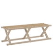 Universal Furniture Oasis Bench in Dockside Natural Tan Oak