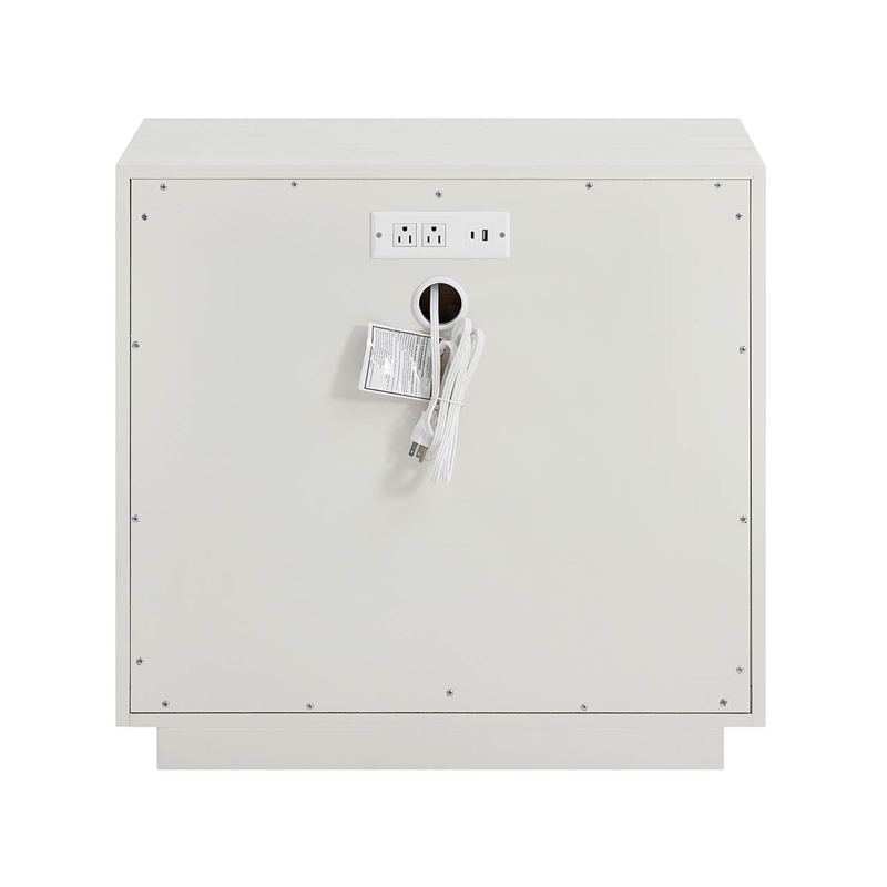 Universal Furniture Oasis Nightstand in Shoreline White