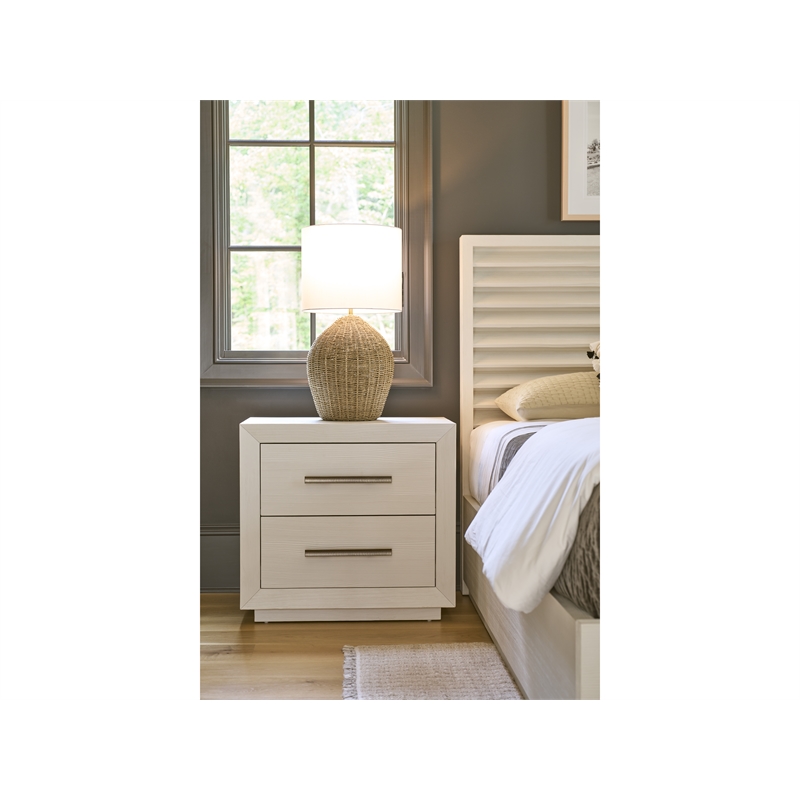 Universal Furniture Oasis Nightstand in Shoreline White