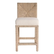 Universal Furniture Oasis Abaca Counter Chair in Dockside Natural Tan Oak