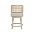 Universal Furniture Oasis Swivel Counter Stool in Dockside Natural Tan Oak