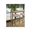 Universal Furniture Oasis Console Stool in Dockside Natural Tan Oak
