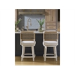 Universal Furniture Oasis Swivel Counter Stool in Shoreline White