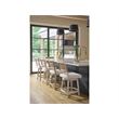 Universal Furniture Oasis Swivel Counter Stool in Shoreline White