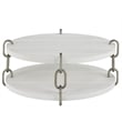 Universal Furniture Oasis Shoreline Cocktail Table in Shoreline White