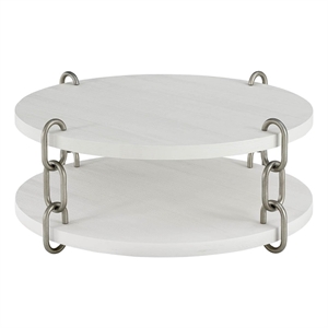 Universal Furniture Oasis Shoreline Cocktail Table in Shoreline White