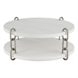 Universal Furniture Oasis Shoreline Cocktail Table in Shoreline White