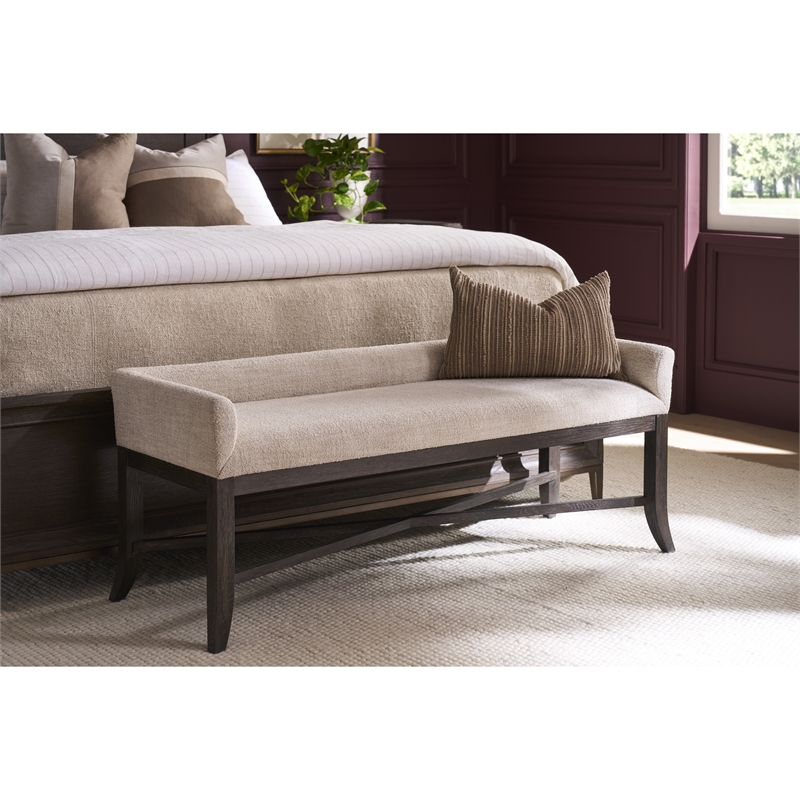 Universal Furniture Montclair Bench in Cocoa