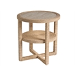 Universal Furniture Oasis Abaca Side Table in Natural Tan