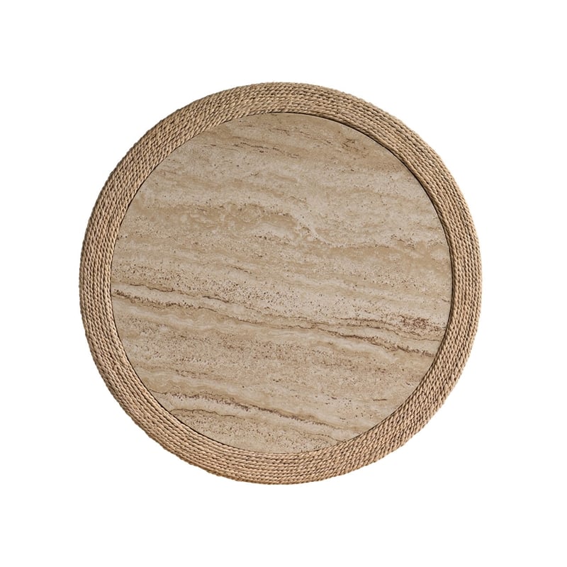 Universal Furniture Oasis Abaca Side Table in Natural Tan