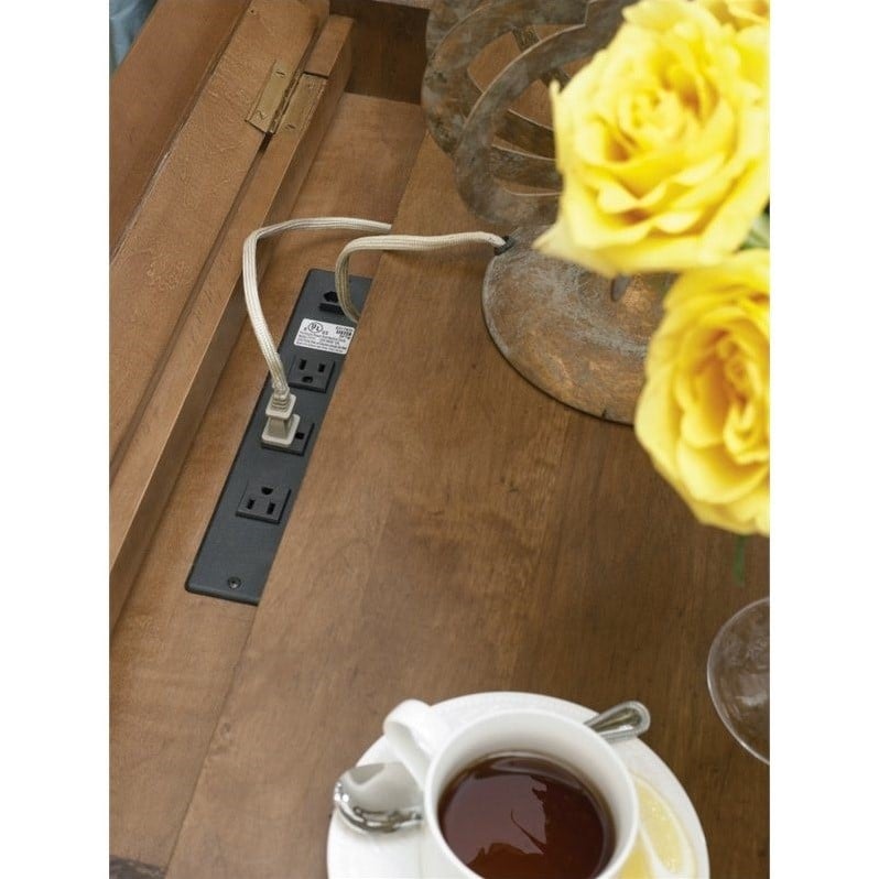 Universal Furniture New Lou Nightstand in Cognac