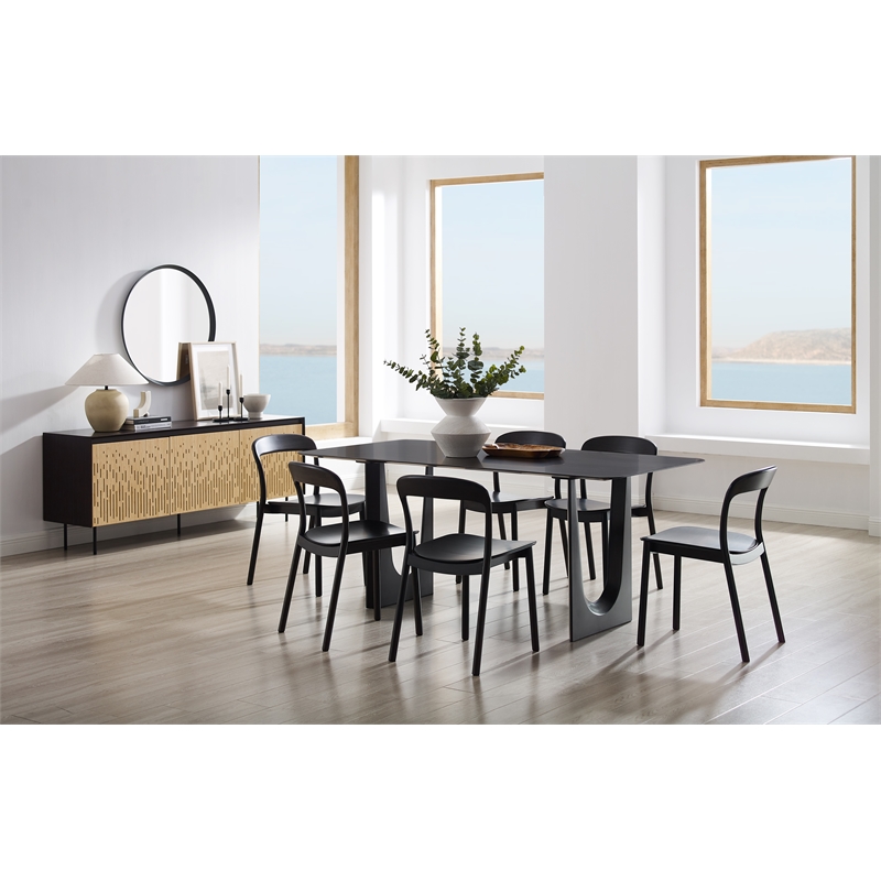 Bamax Layla Console Sideboard in Charcoal