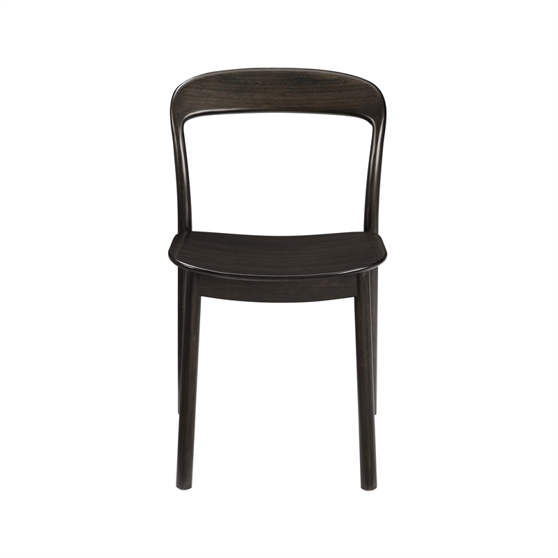 Bamax Layla Chair Bamboo seat in Charcoal