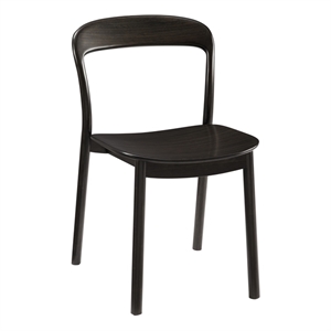 Bamax Layla Chair Bamboo seat in Charcoal
