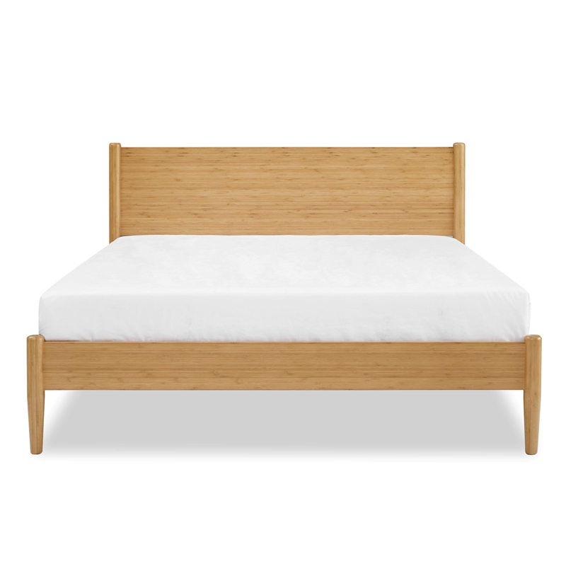 Bamax Ria Eastern King Platform Bed in Caramelized