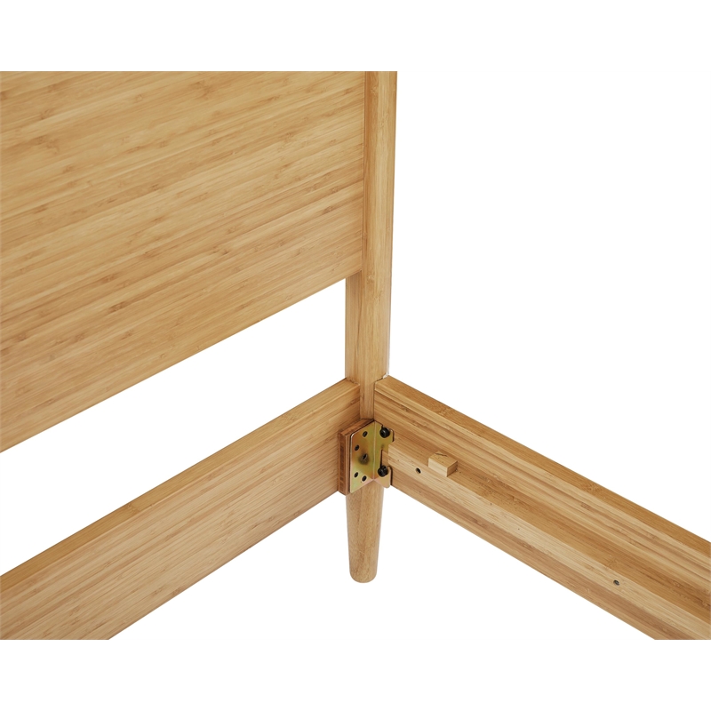 Bamax Ria Eastern King Platform Bed in Caramelized