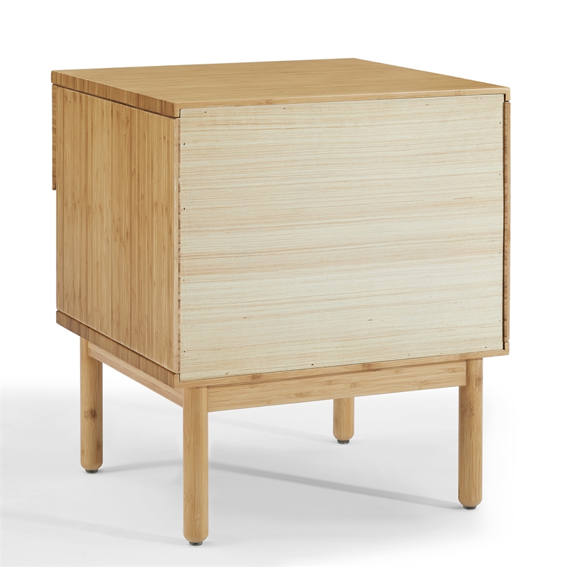 Bamax Ria 1 Drawer Nightstand in Caramelized
