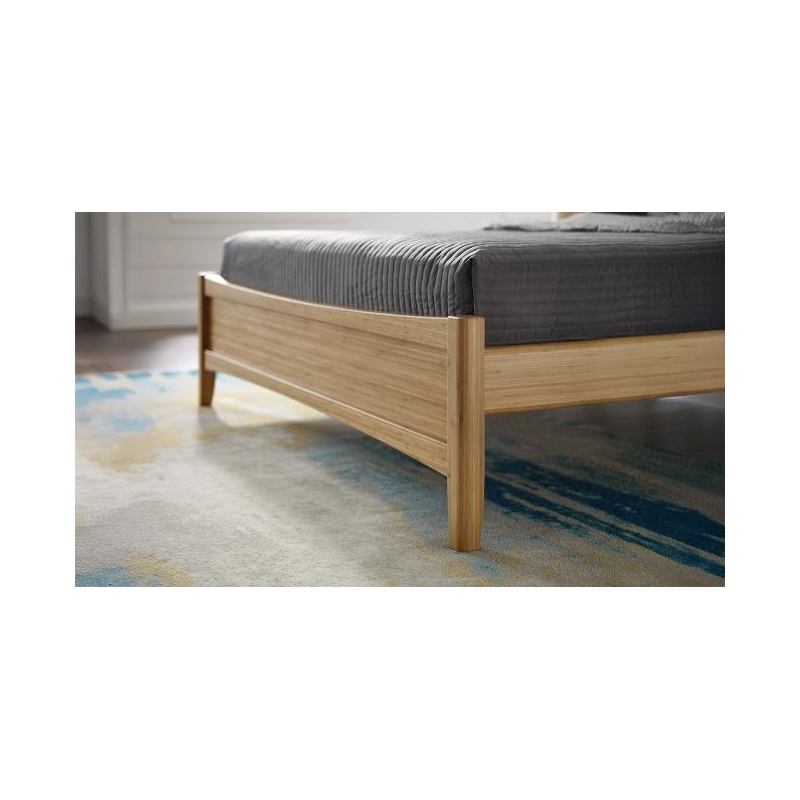Bamax Willow Queen Platform Bed in Caramelized