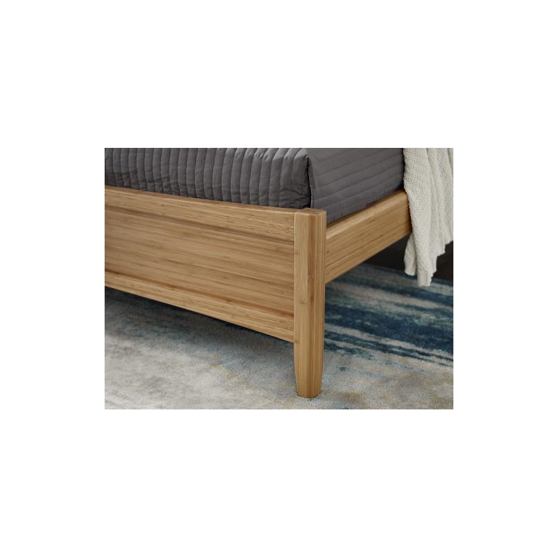 Bamax Willow Queen Platform Bed in Caramelized