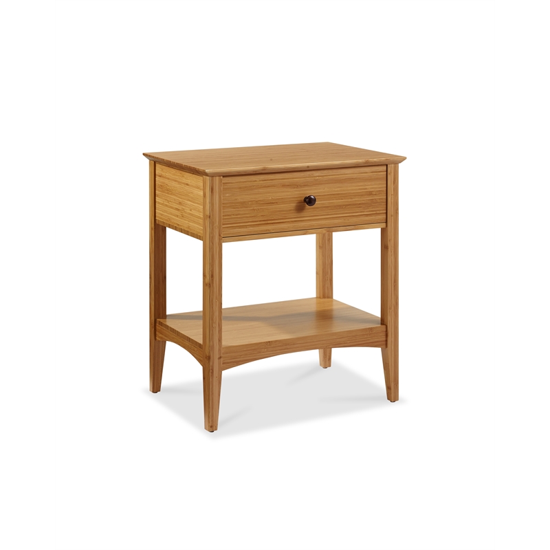 Bamax Willow 1 Drawer Nightstand in Caramelized