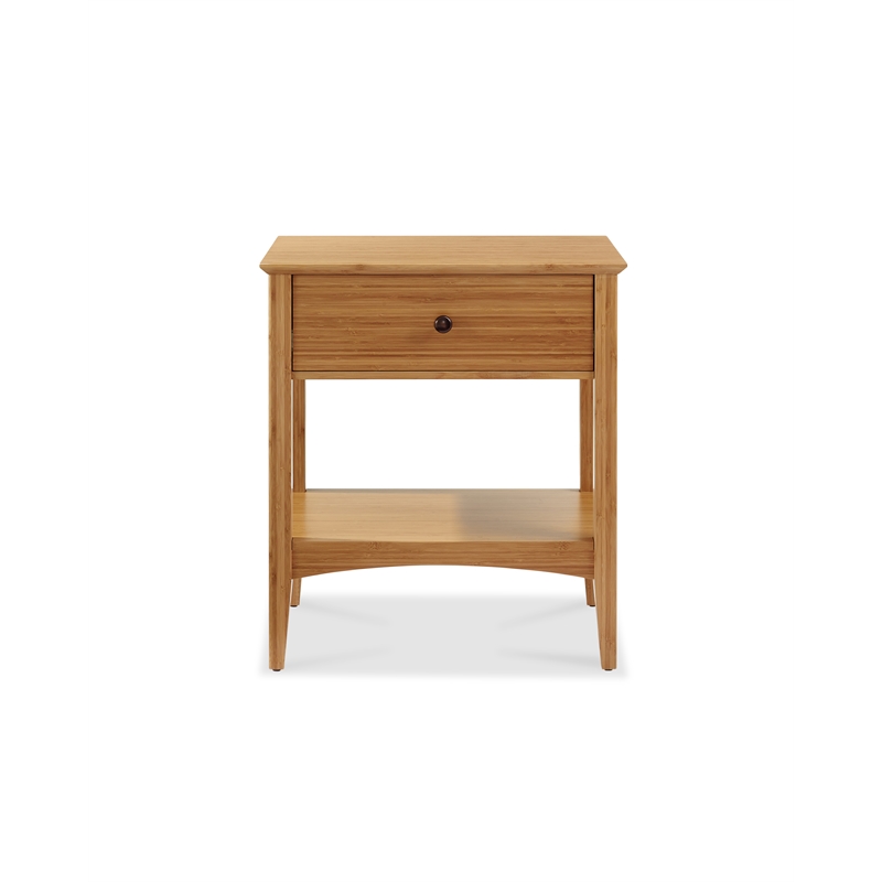 Bamax Willow 1 Drawer Nightstand in Caramelized