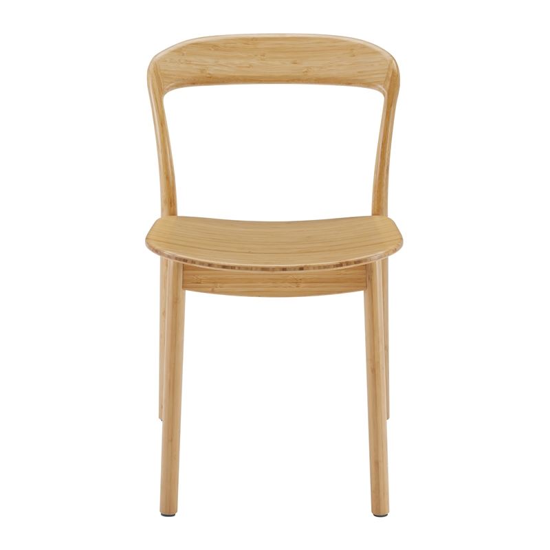 Bamax Layla Chair Bamboo Seat in Sand (Set of 2)