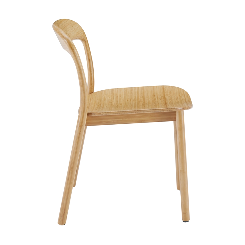 Bamax Layla Chair Bamboo Seat in Sand (Set of 2)