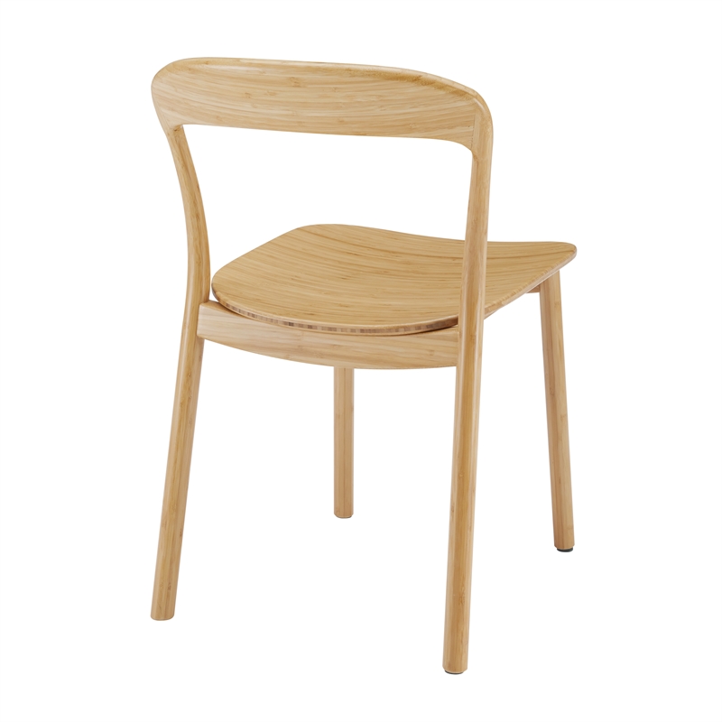 Bamax Layla Chair Bamboo Seat in Sand (Set of 2)