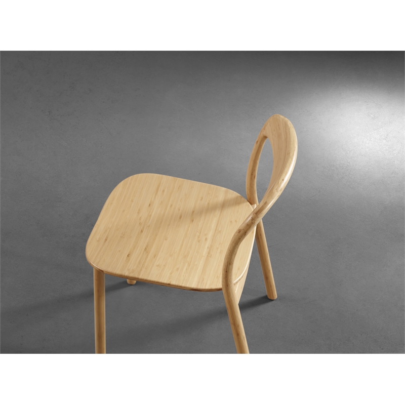 Bamax Layla Chair Bamboo Seat in Sand (Set of 2)