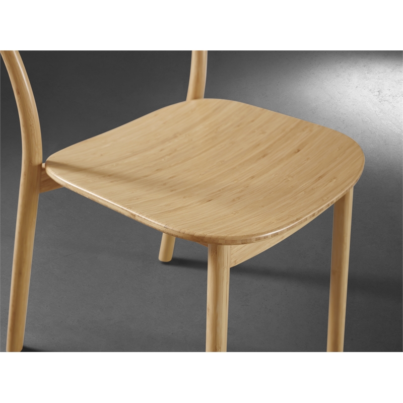 Bamax Layla Chair Bamboo Seat in Sand (Set of 2)