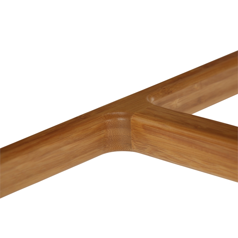 Bamax Tigris Counter Height Stool in Natural Caramelized (Set of 2)