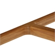 Bamax Tigris Counter Height Stool in Natural Caramelized (Set of 2)