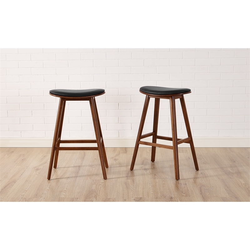 Bamax Cameron Counter Stool in Chestnut (Set of 2)
