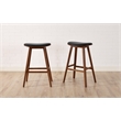 Bamax Cameron Counter Stool in Chestnut (Set of 2)