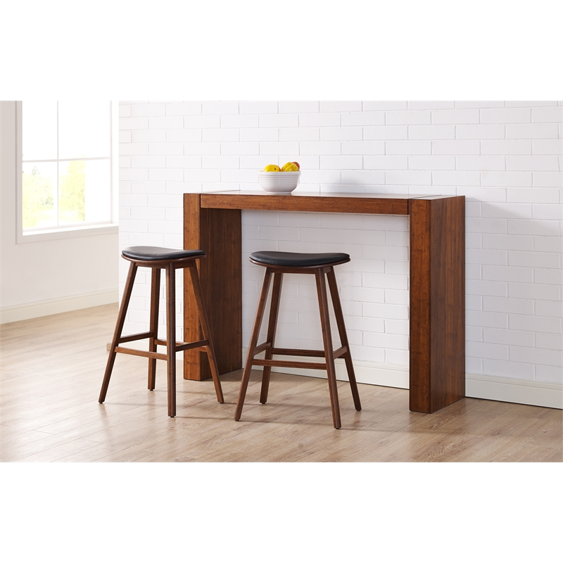 Bamax Cameron Counter Stool in Chestnut (Set of 2)