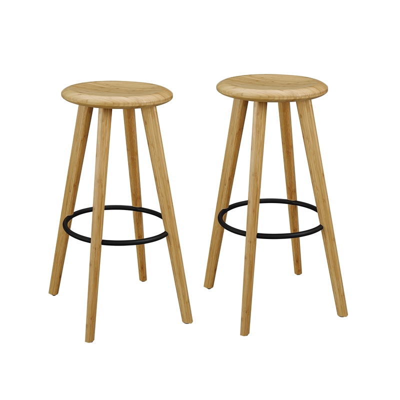 Bamax Jude Bar Height Stool in Golden (Set of 2)