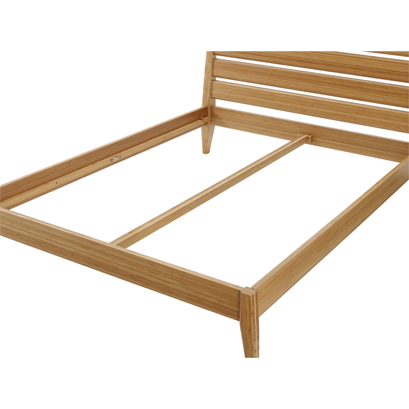 Bamax Tristan Queen Platform Bed in Golden