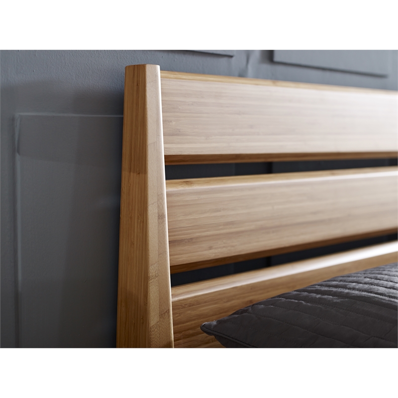 Bamax Tristan Queen Platform Bed in Golden