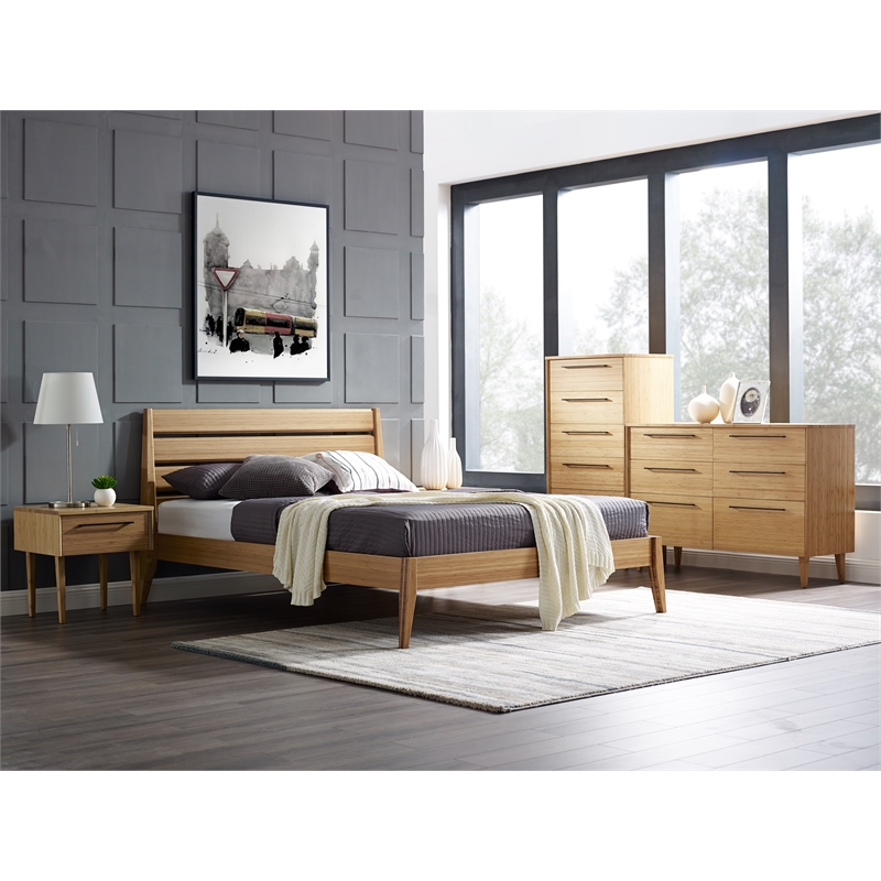 Bamax Tristan Five Drawer High Chest in Golden
