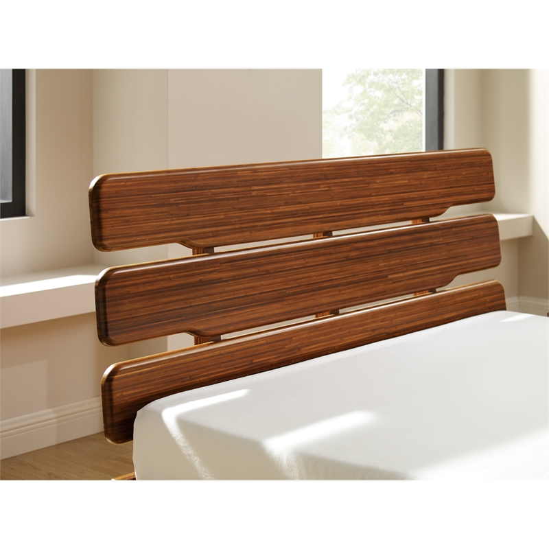 Bamax Dylan Queen Platform Bed in Copper
