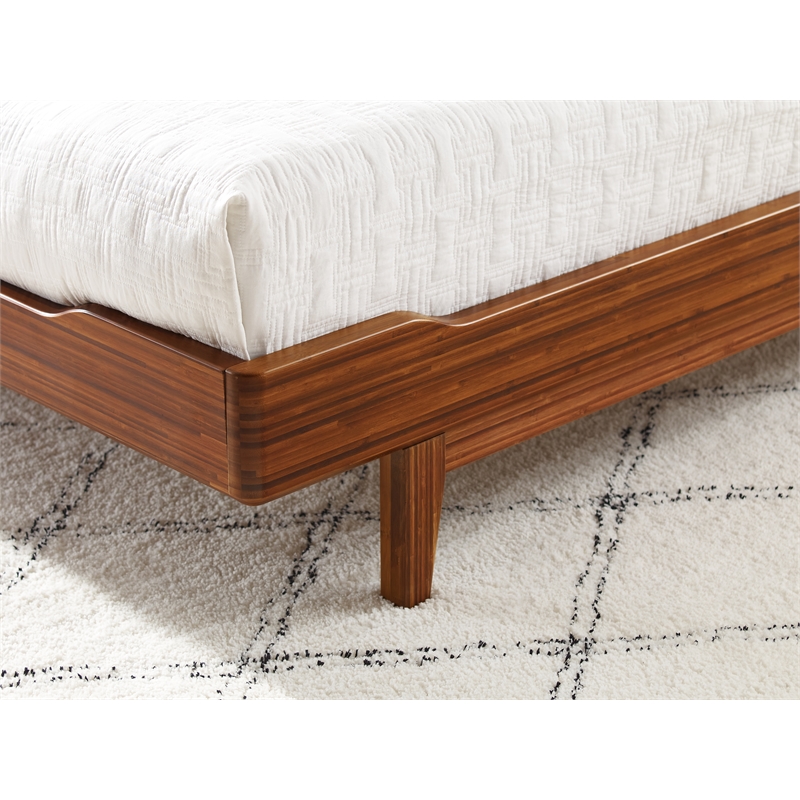 Bamax Dylan Queen Platform Bed in Copper