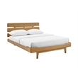Bamax Dylan Queen Platform Bed in Golden