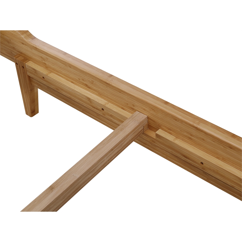 Bamax Dylan King Platform Bed in Golden