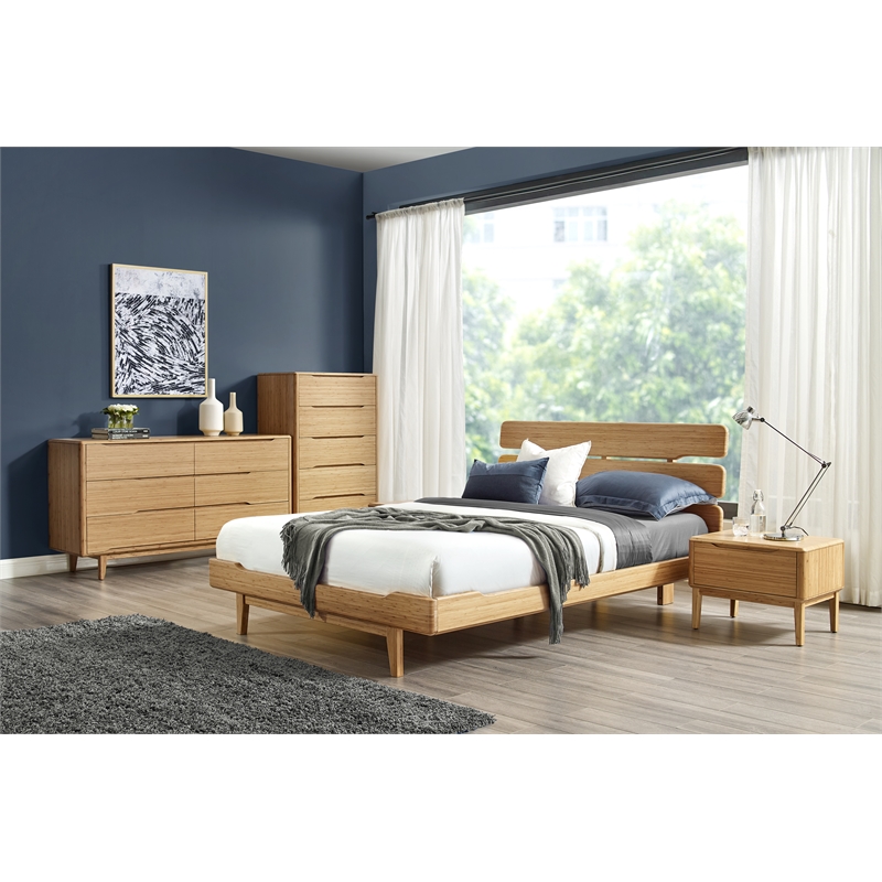Bamax Dylan Nightstand in Golden