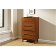 Bamax Dylan Five Drawer High Chest in Copper