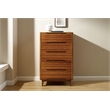 Bamax Dylan Five Drawer High Chest in Copper