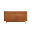 Bamax Dylan Six Drawer Double Dresser in Copper