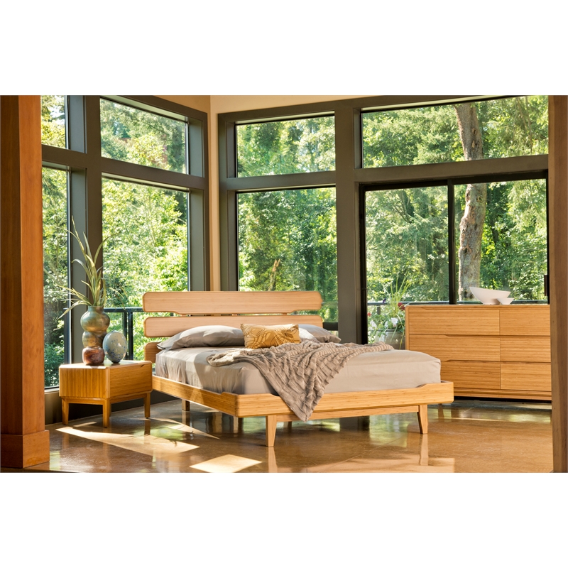 Bamax Dylan Six Drawer Double Dresser in Golden