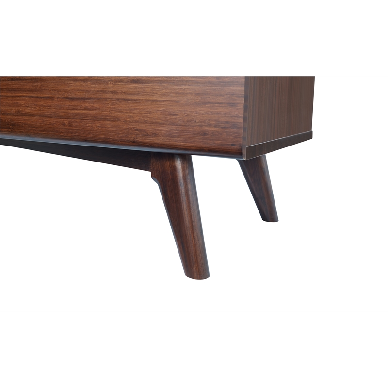 Bamax Sarah Five Drawer High Chest in Burgundy