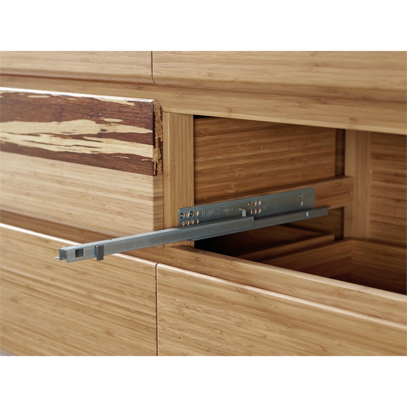 Bamax Sarah Six Drawer Double Dresser in Golden